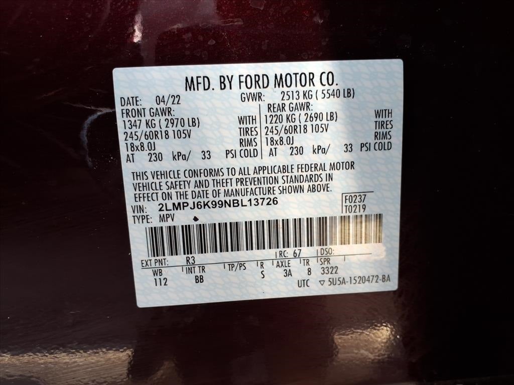 2022 Lincoln Nautilus Reserve