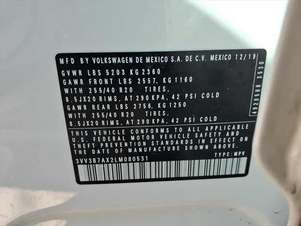 2020 Volkswagen Tiguan 2.0T SE R-Line Black