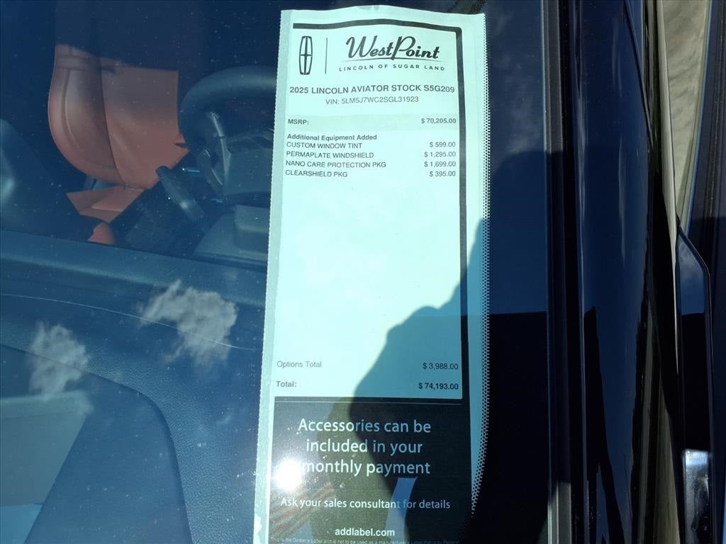 2025 Lincoln Aviator Reserve