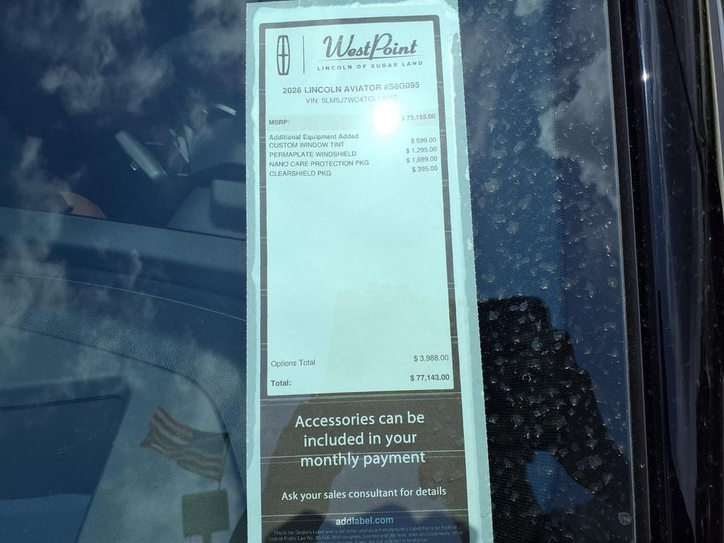 2026 Lincoln Aviator Reserve