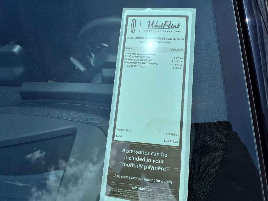 2026 Lincoln Aviator Reserve