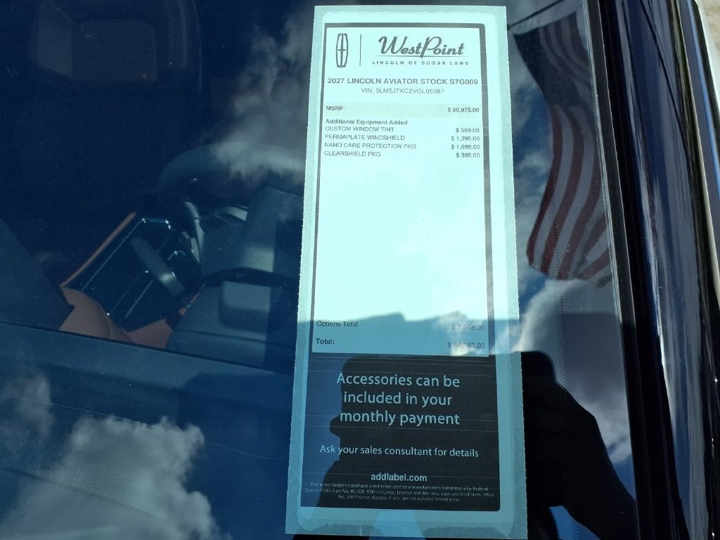 2027 Lincoln Aviator Reserve