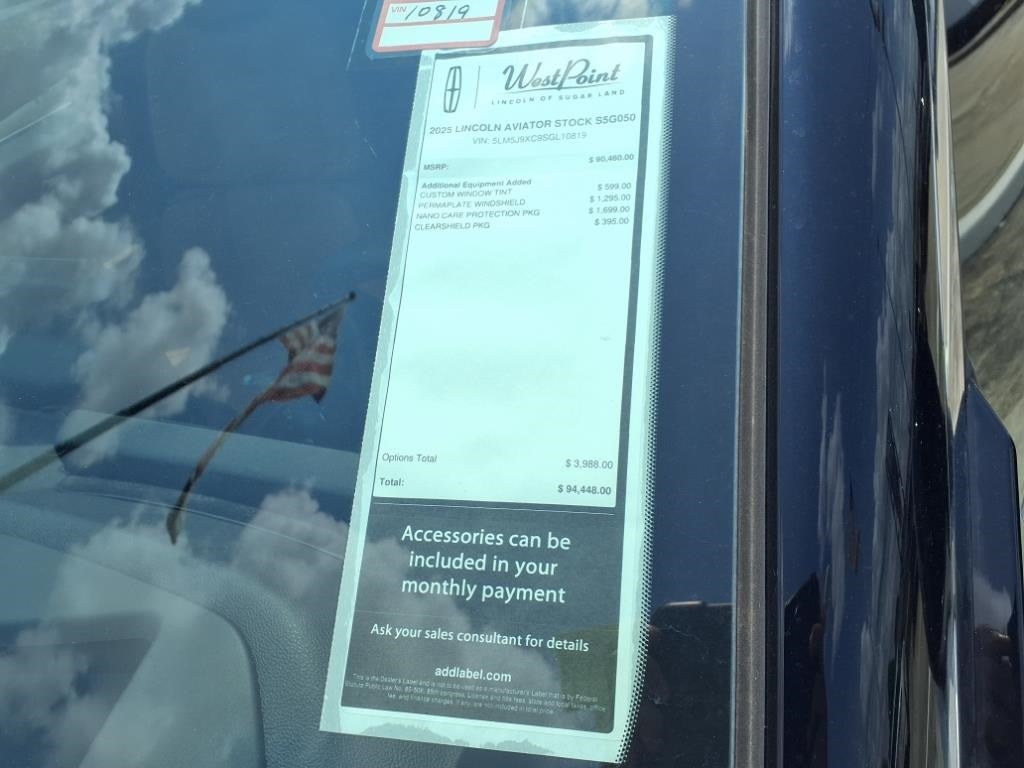 2025 Lincoln Aviator Black Label