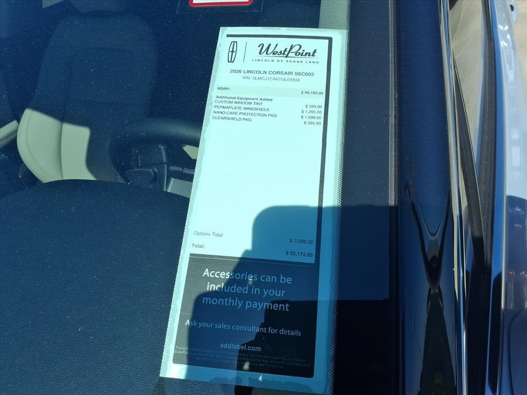 2026 Lincoln Corsair Premiere