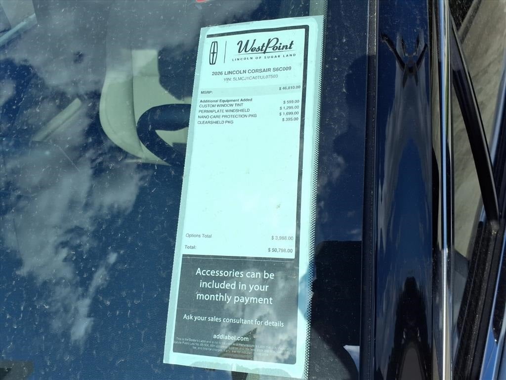 2026 Lincoln Corsair Premiere