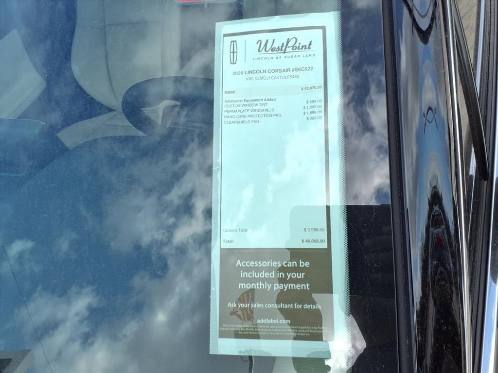 2026 Lincoln Corsair Premiere