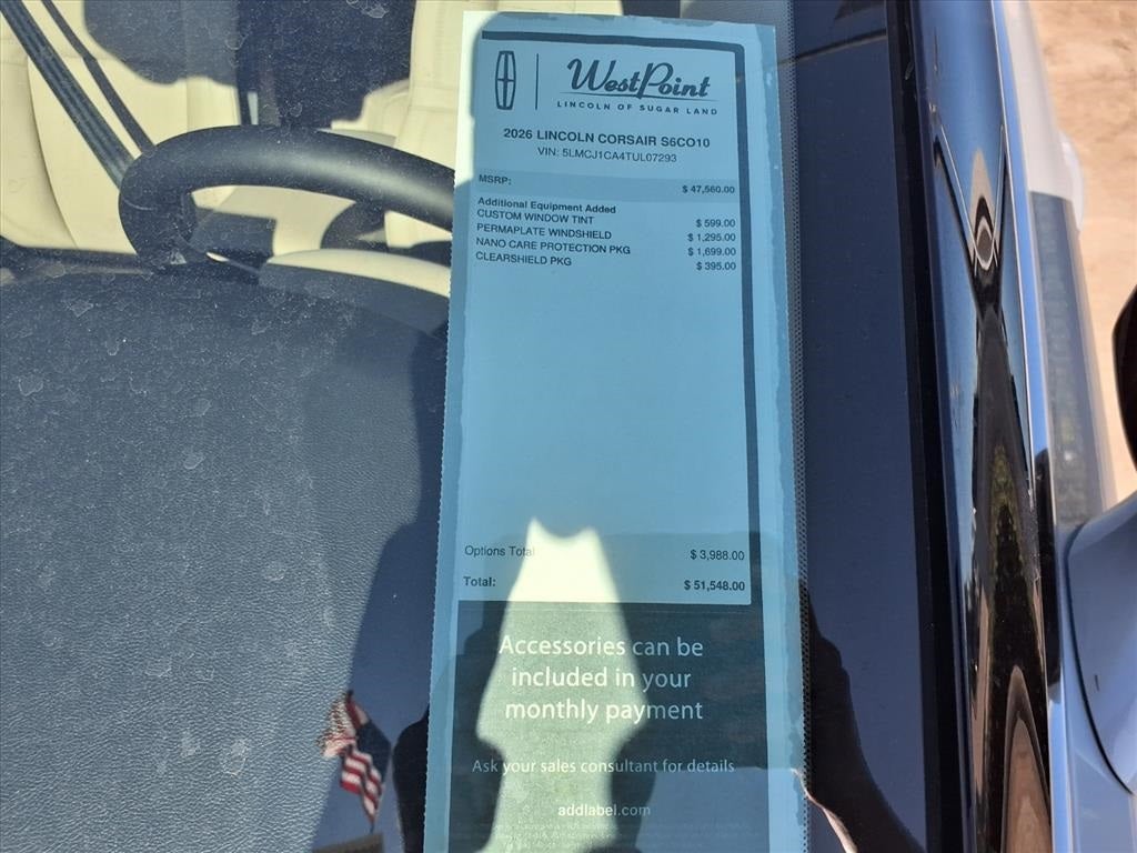 2026 Lincoln Corsair Premiere