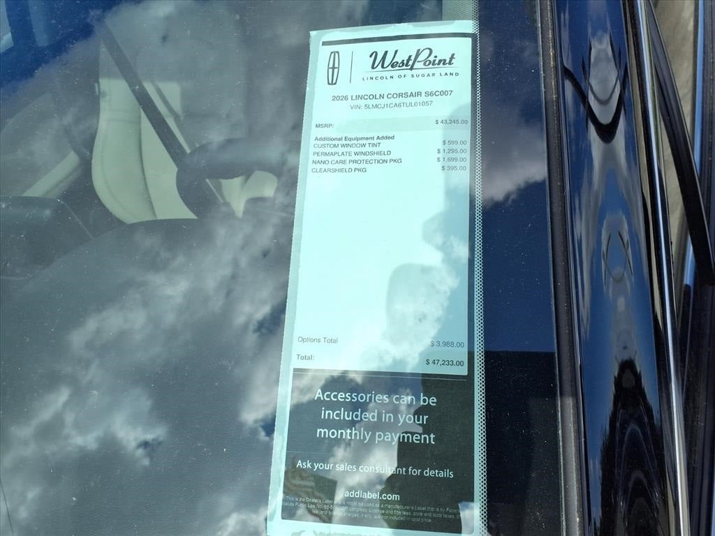 2026 Lincoln Corsair Premiere