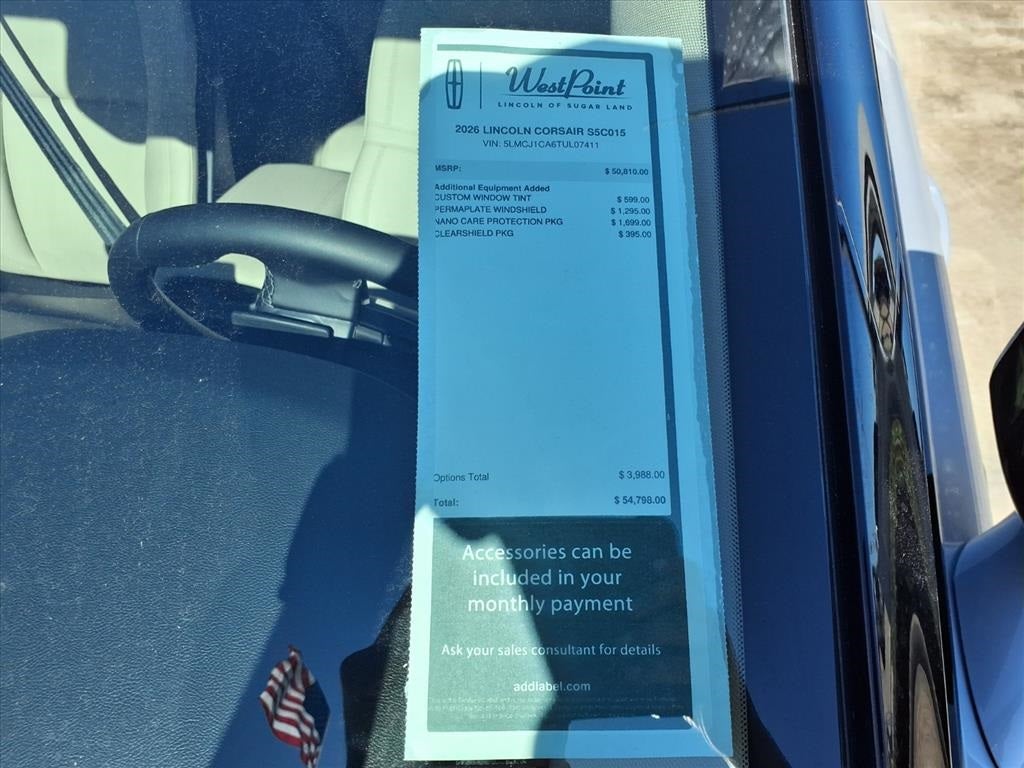 2026 Lincoln Corsair Premiere