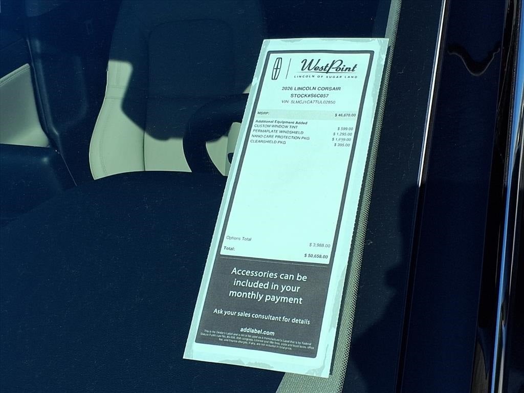 2026 Lincoln Corsair Premiere