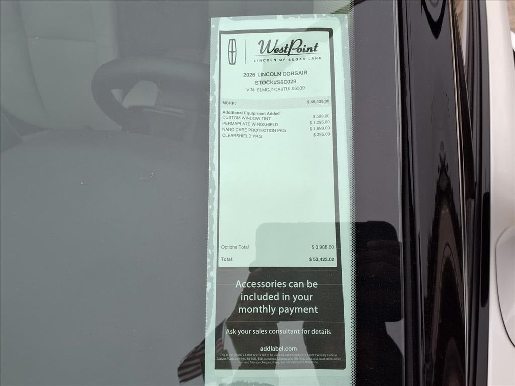 2026 Lincoln Corsair Premiere