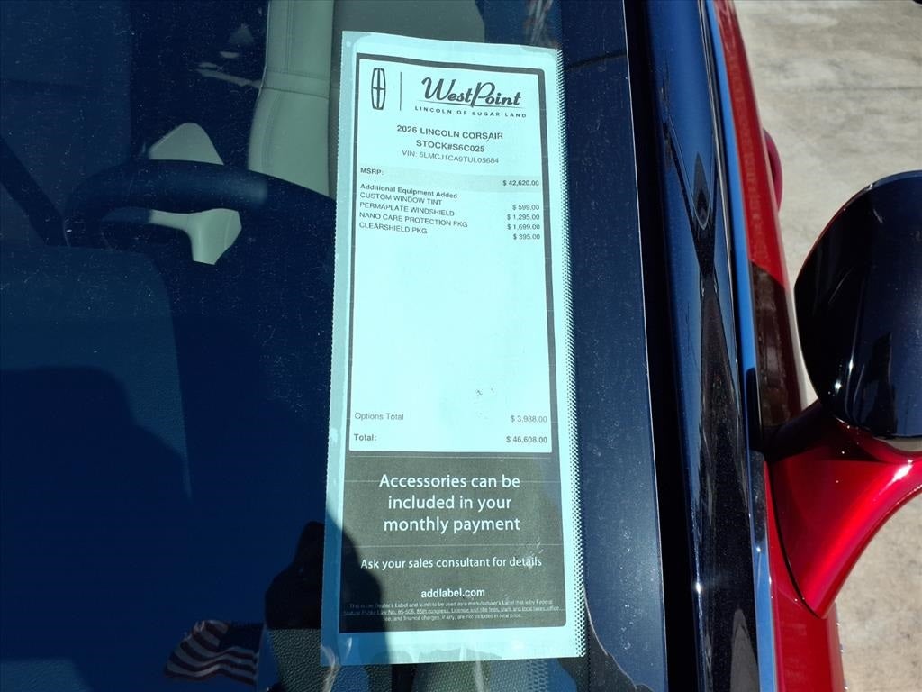 2026 Lincoln Corsair Premiere