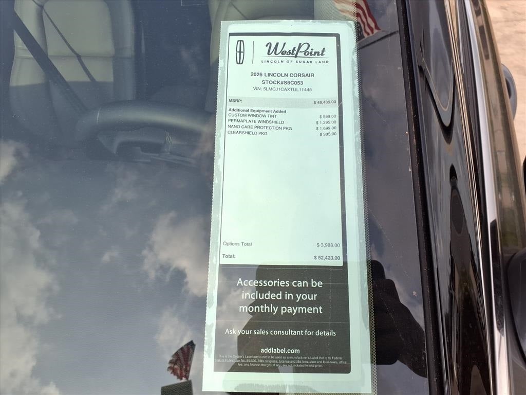 2026 Lincoln Corsair Premiere