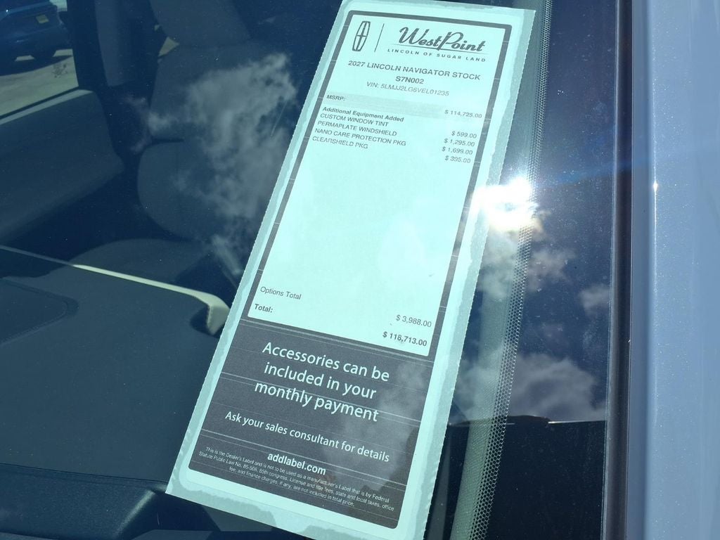 2027 Lincoln Navigator Reserve