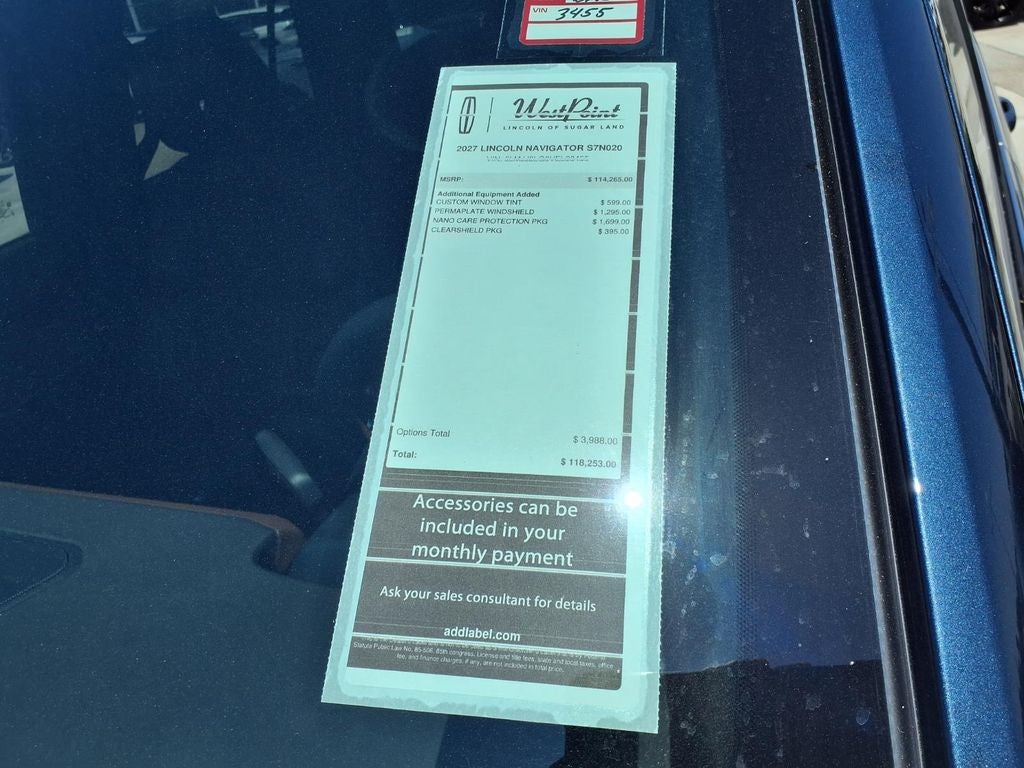 2027 Lincoln Navigator Reserve