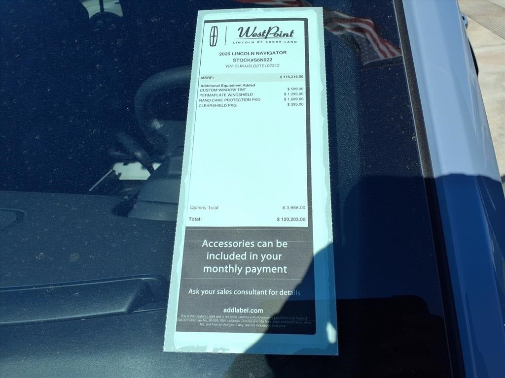 2026 Lincoln Navigator L Reserve