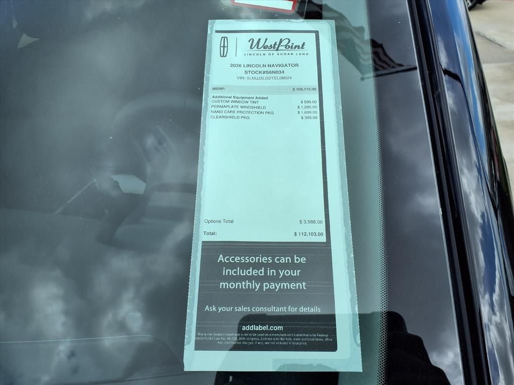 2026 Lincoln Navigator L Reserve