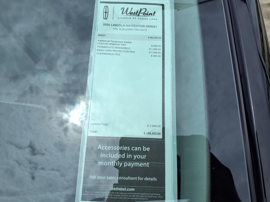 2026 Lincoln Navigator L Premiere