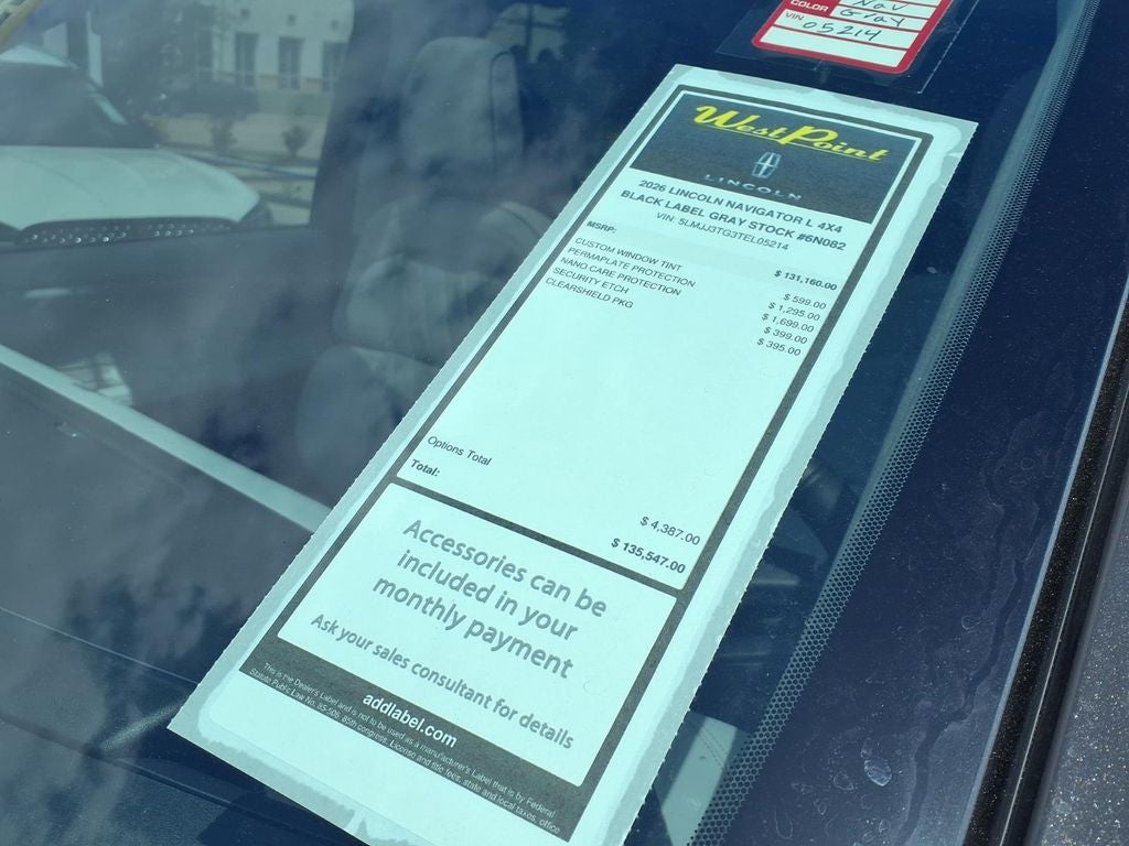 2026 Lincoln Navigator L Black Label