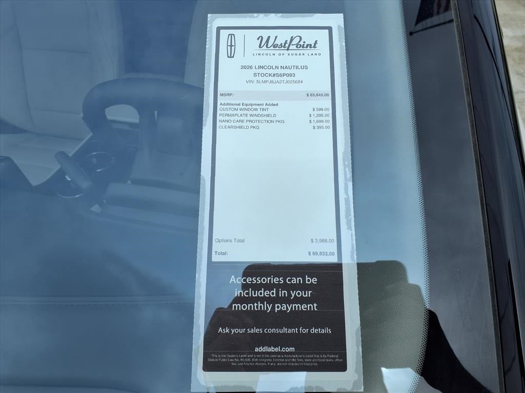 2026 Lincoln Nautilus Premiere