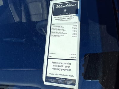 2025 Lincoln Nautilus Premiere