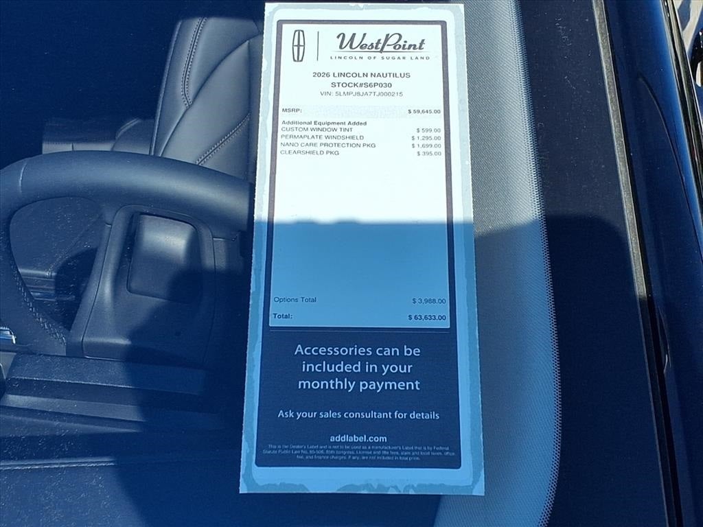 2026 Lincoln Nautilus Premiere