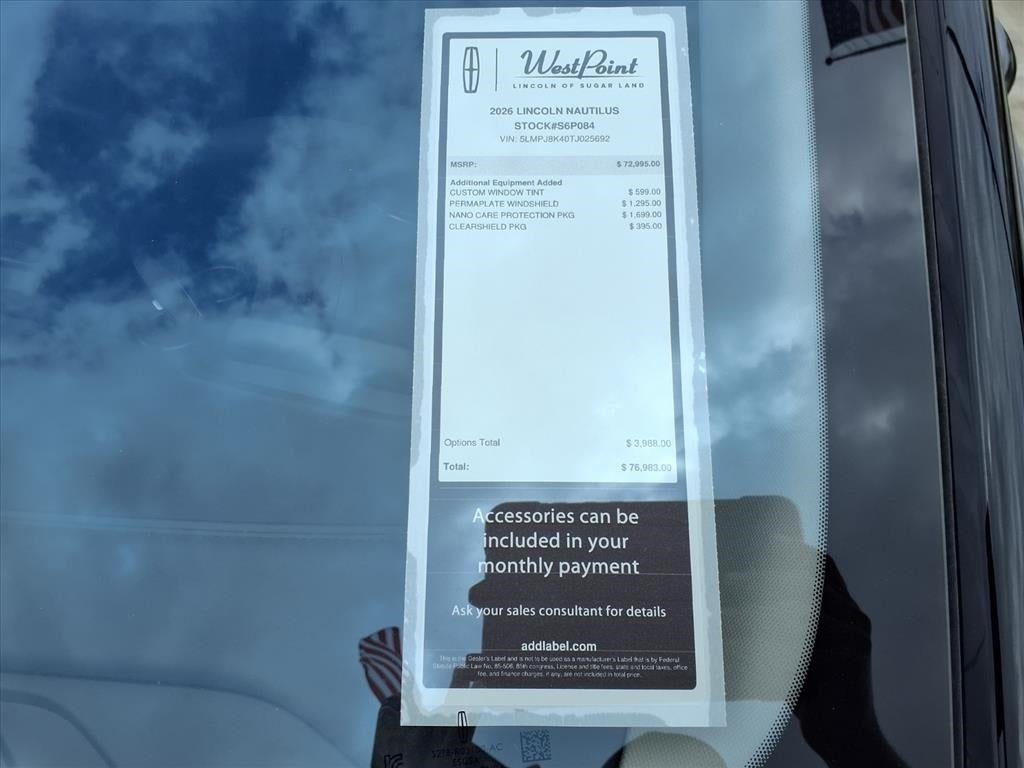 2026 Lincoln Nautilus Hybrid Reserve