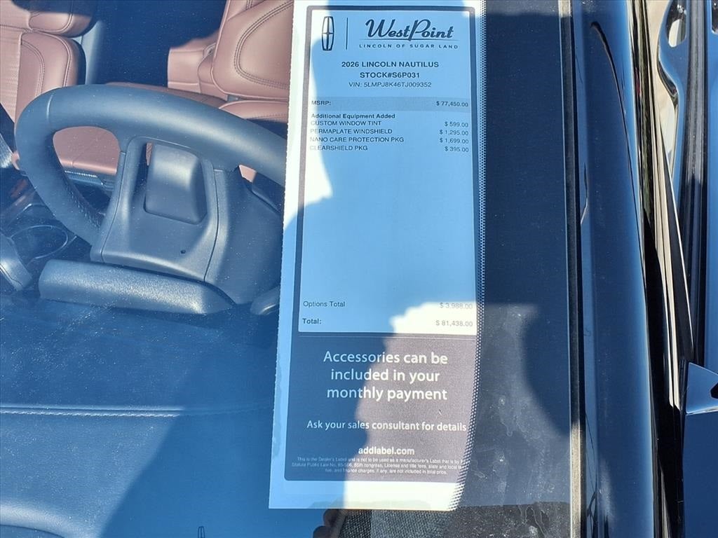 2026 Lincoln Nautilus Hybrid Reserve