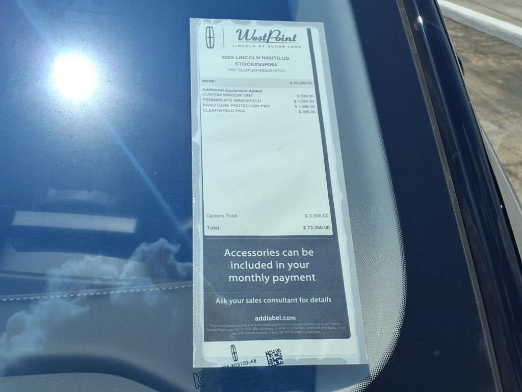 2025 Lincoln Nautilus Hybrid Reserve