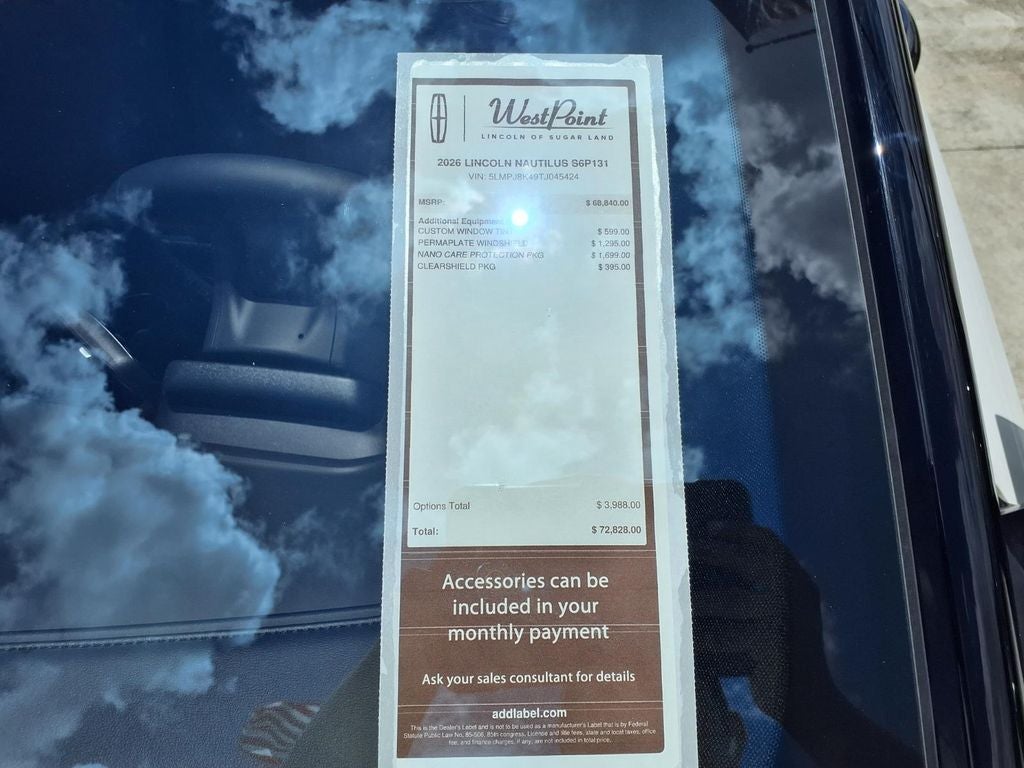 2026 Lincoln Nautilus Hybrid Reserve