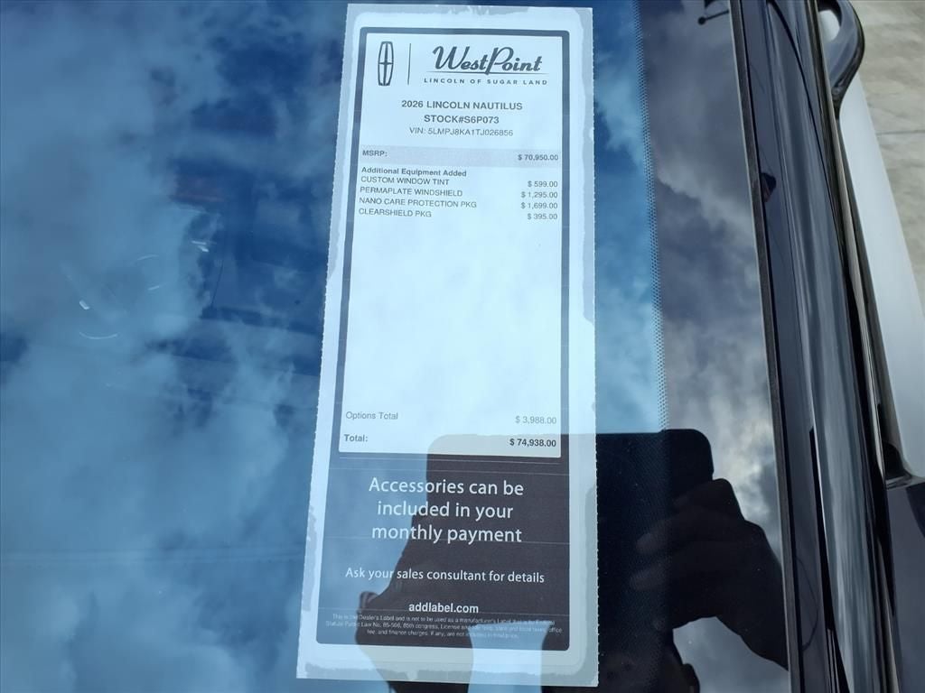 2026 Lincoln Nautilus Reserve