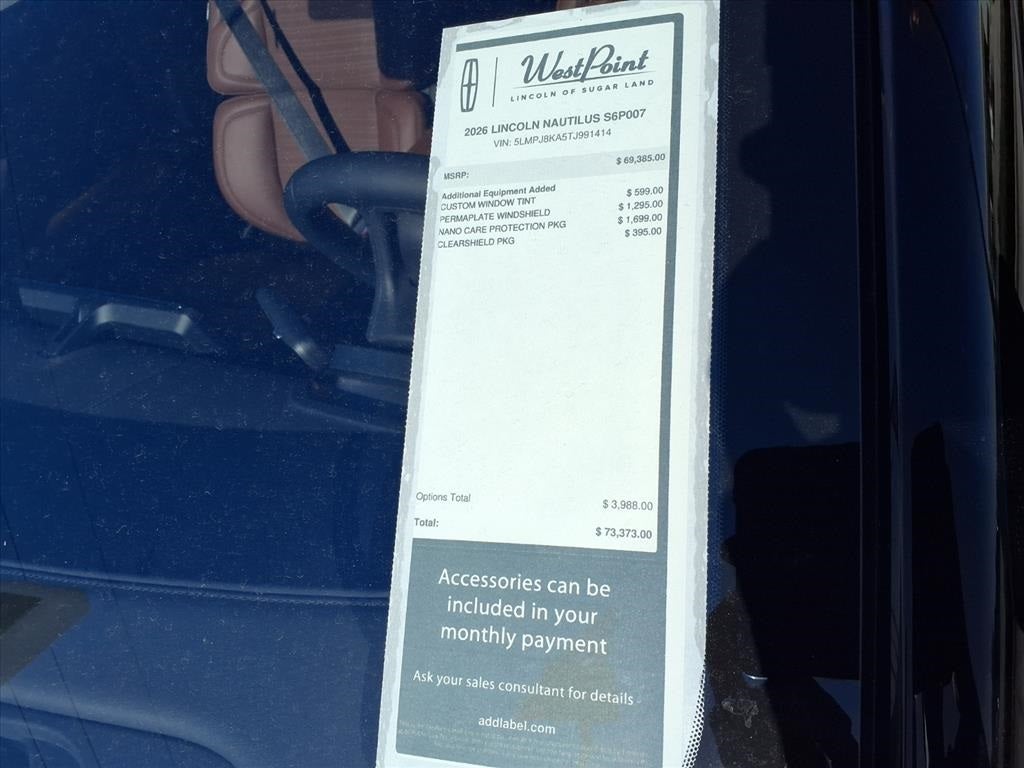 2026 Lincoln Nautilus Reserve