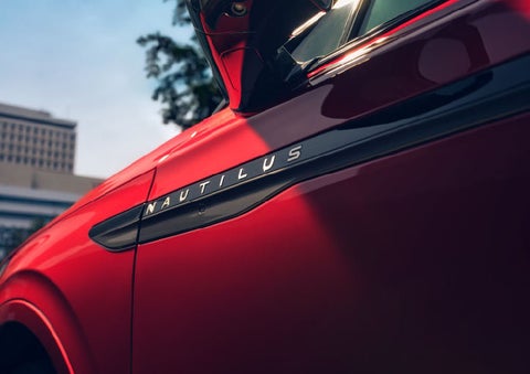 A side badge on the passenger door reads Nautilus. | West Point Lincoln of Sugar Land in Houston TX