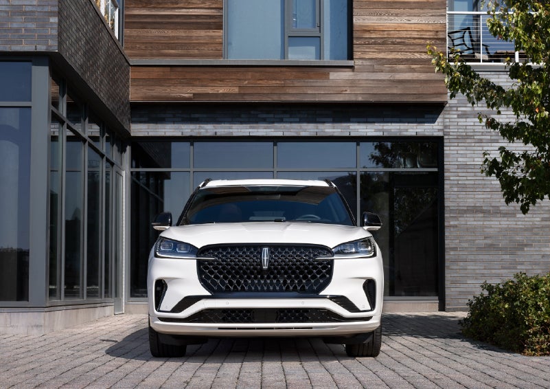 The front of a 2026 Lincoln Aviator® SUV is shown. | West Point Lincoln of Sugar Land in Houston TX