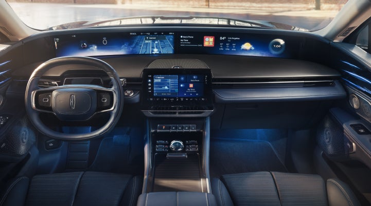 A large panoramic display is shown on the dashboard of a 2026 Lincoln Nautilus® SUV | West Point Lincoln of Sugar Land in Houston TX