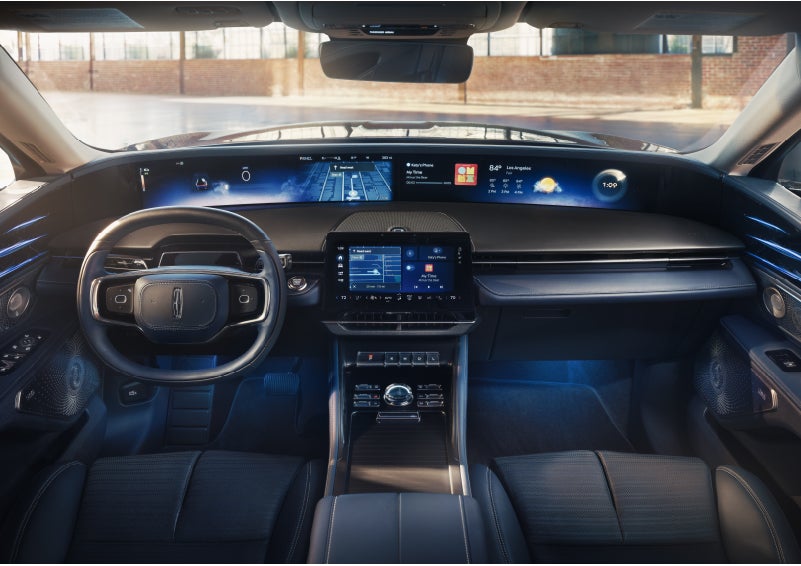 The panoramic display is shown in a 2026 Lincoln Nautilus® SUV. | West Point Lincoln of Sugar Land in Houston TX