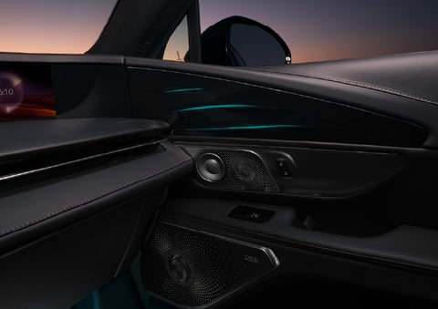 Selectable ambient lighting glows in the passenger door panel. | West Point Lincoln of Sugar Land in Houston TX