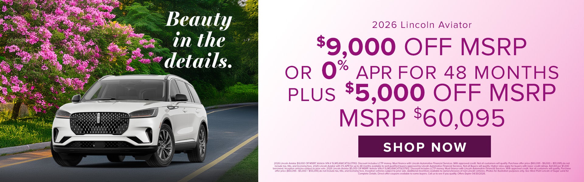 2026 Lincoln Aviator