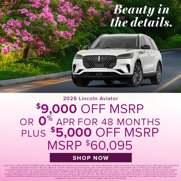 2026 Lincoln Aviator