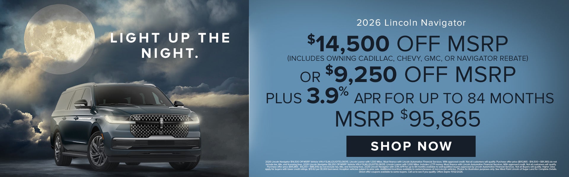2026 LINCOLN NAVIGATOR