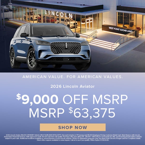 2026 LINCOLN AVIATOR