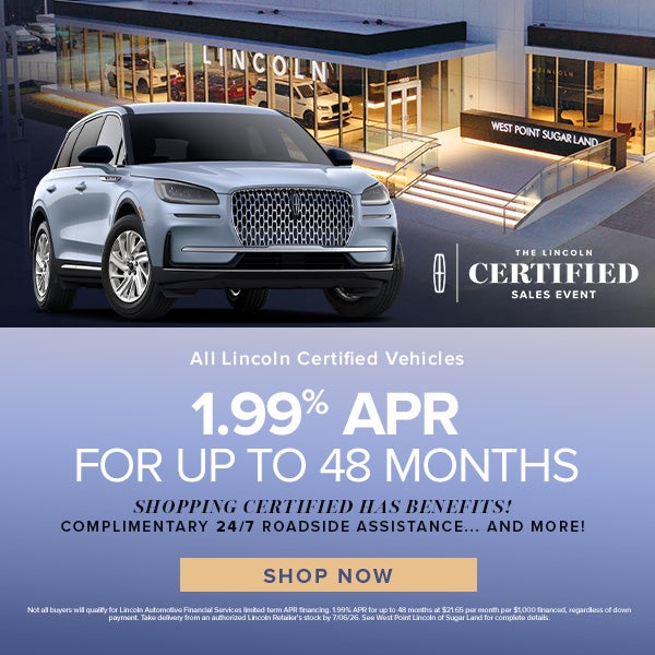 ALL LINCOLN CERTIFIED VEHICLES