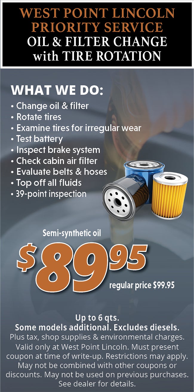 Oil & Filter Change With Tire Rotation